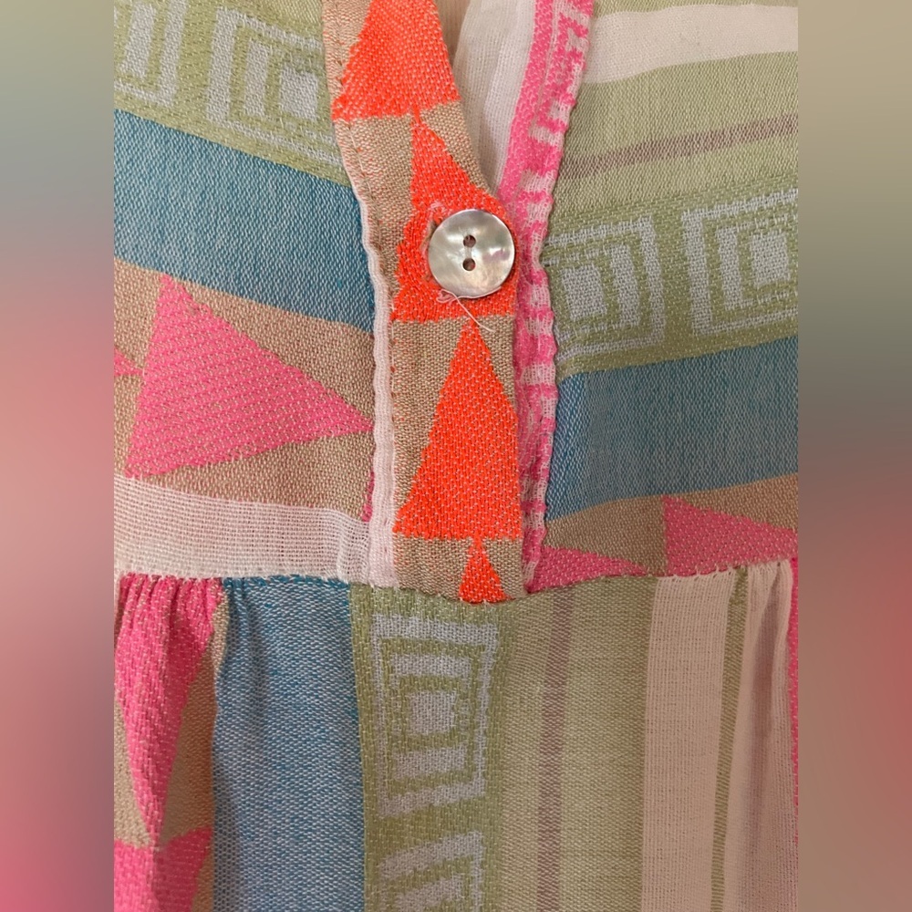 Colorful Geometric Mini Dress - Picture 6 of 12